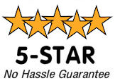 3 Star No Hassle Guarantee